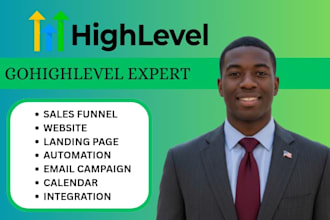 gohighlevel website design gohighlevel sales funnel go high level landing page