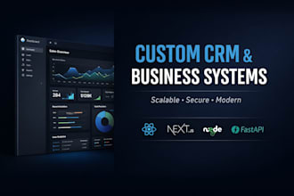 build a scalable CRM, admin panel or business management