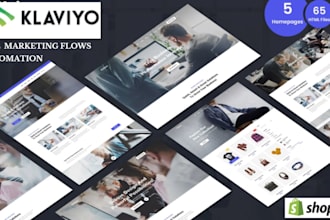 setup klaviyo email marketing flows, shopify email automation for ecommerce flow