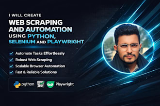 build custom python web scraping bots for complex websites