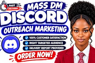 send organic discord mass dm telegram bulk message server setup manage community