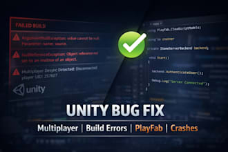 fix unity crashes, errors, and multiplayer bugs