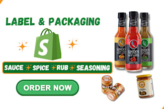 do sauce label, sauce, spice, seasoning, rub, salsa labels