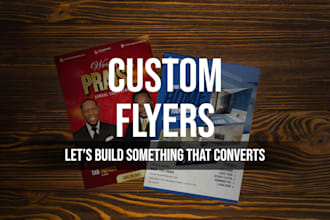 modern and elegant flyers custom
