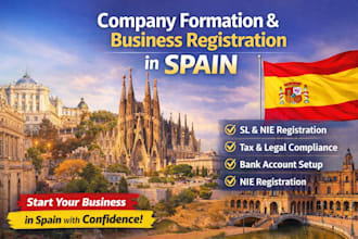 assist with company formation and business registration in spain