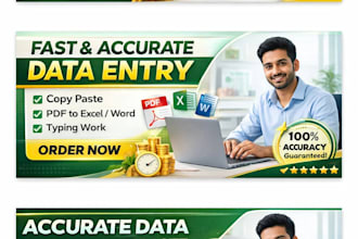 do accurate data entry, copy paste and PDF to word typing