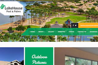 do website for your vacation rental with online booking and payment