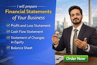 prepare financial statements, balance sheet, profit and loss