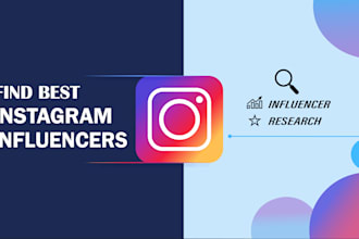 research the best instagram influencers for your niche