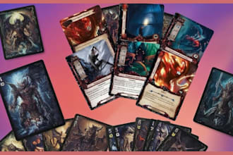 do card game, trading card game, playing card board game, tcg, card game design