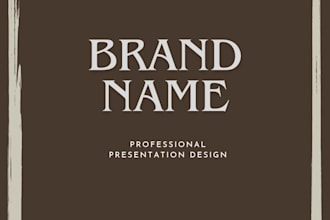 design high end presentations