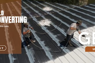 design a professional website for roofing and construction businesses