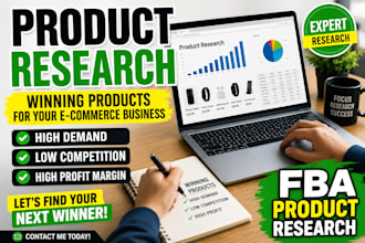 do product research, fba product research and ebay dropshipping