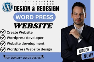 design redesign wordpress ecommerce and blog websites with elementor