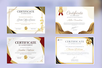 do professional certificate design