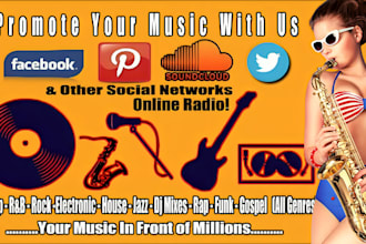 promote your music to real listeners, boost streams, traffic and fan engagement