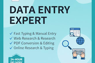 do professional data entry and fast typing work
