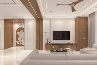 design realistic 3d interior floor plan and working drawings for your spaces