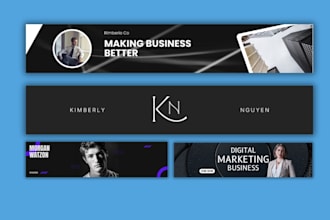 design a professional linkedin banner to attract targeted connections