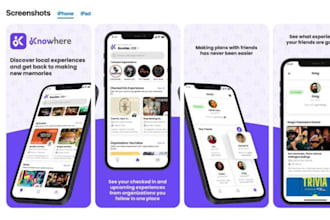 design or redesign  app store screenshots for app store and playstore
