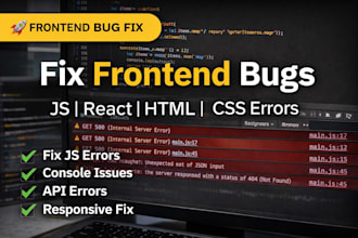 fix your websites front end bugs fast and professionally