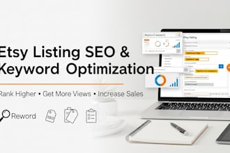 rewrite etsy listing with keyword research shop ranking etsy seo