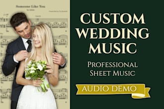 create wedding music arrangements for any ensemble