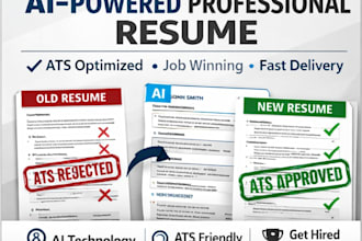 write a professional ats optimized resume and CV