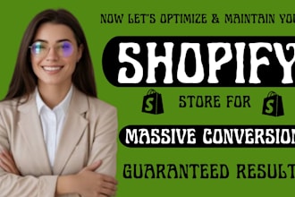 audit maintain and fix shopify bugs, errors, and optimize shopify cro