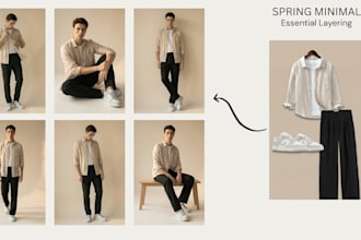create ai fashion product photography