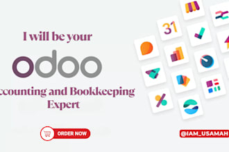 do odoo accounting, bookkeeping, bank reconciliation and erp support