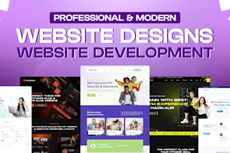 develop a responsive medical or healthcare website with premium UI UX design
