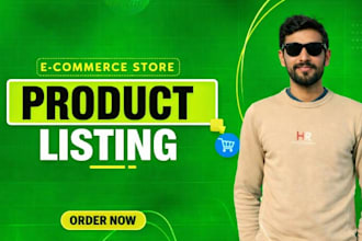 do shopify product listing as an expert shopify product lister, ebay list