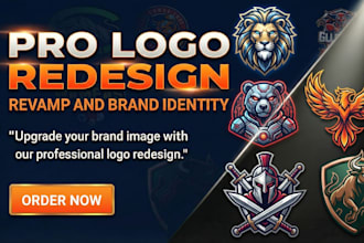 do logo redesign, revamp and minimalist brand identity