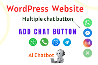 add chat button to wordpress website
