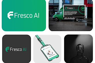 do minimalist tech startup, saas, security and business logo design