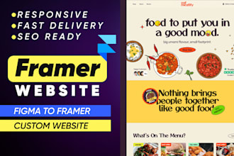 develop framer website, design framer landing page, figma to framer