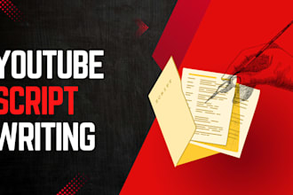 scriptwrite for youtube video and personal projects