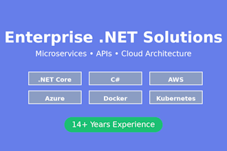build a rest api and microservices in dotnet core and docker