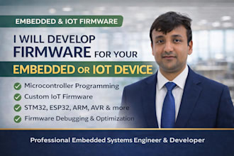 develop firmware for your embedded or iot device
