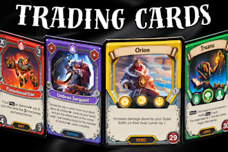 do card game design, playing card, trading card board game, card box, card game