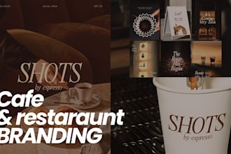 do branding for your cafe or restaurant