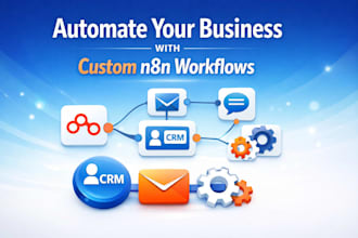 build custom n8n workflows to automate your CRM