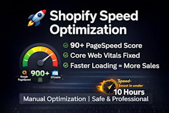 optimize shopify speed and improve google page speed score
