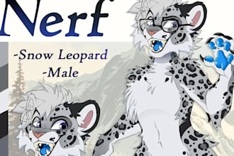 fursona art anthro c furry character reference sheet ref sheet furry art fursuit