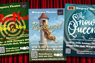 create an amazing poster for your theatre production