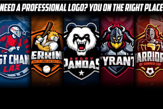 design premium mascot sports logo for sports team