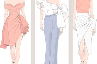 draw a fashion illustration or sketch