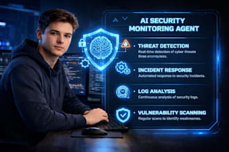 build ai security agent for threat detection and monitoring