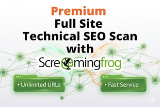 do technical SEO audit with screaming frog and action plan